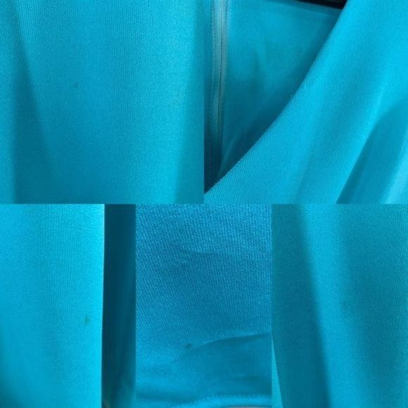 Vintage 60s Blue Full Length Casual House Dress Large - Picture 13 of 13